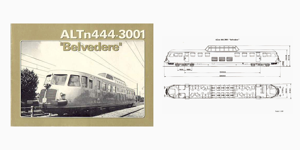 Belvedere | FS ALtn 444.3001 . 1948>1958 | Milano >< Sanremo (Freccia Aurelia) . Italia
