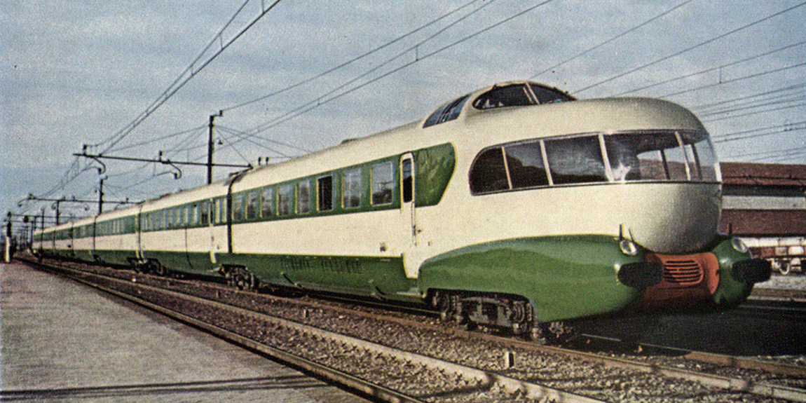 Settebello | Elettrotreno FS Breda ETR-300 . 1953>1984 | Milano Centrale >< Roma Termini . Italia