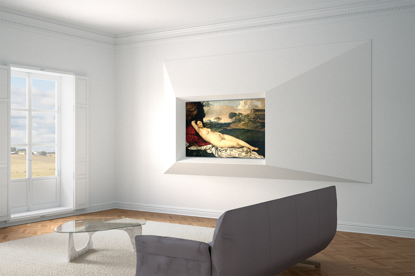 wall frame | horizontal picture series